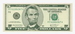 一张美元一张美元大钞高清图片