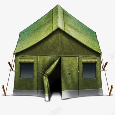 帐篷棚屋tentedupicons图标图标
