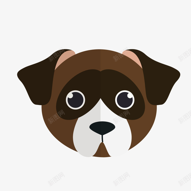 宠物狗头像背景装饰png免抠素材_新图网 https://ixintu.com 动物头像 卡通动物 卡通小狗 宠物狗