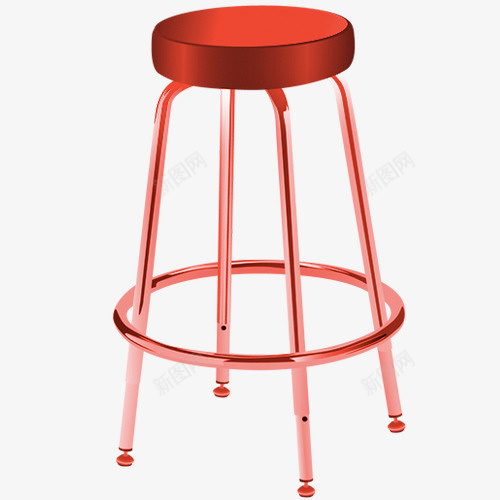 红色手绘圆形凳子模型png免抠素材_新图网 https://ixintu.com 凳子模型 圆形 圆形凳子 手绘圆形凳子模型 红色