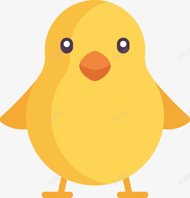 可爱黄色小鸡矢量图eps免抠素材_新图网 https://ixintu.com 一只小鸡 动物 可爱小鸡 小鸡 矢量小鸡 黄色小鸡 矢量图