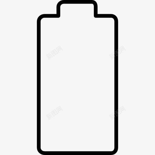 电池外形图标png_新图网 https://ixintu.com 工具 接口 概述 电力 电池 能源 苗条的图标 轮廓