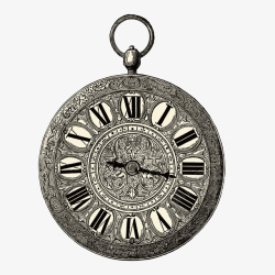 法国复古钟表矢量图素材