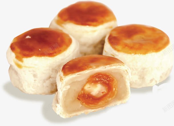 月饼简图png免抠素材_新图网 https://ixintu.com 手绘 月饼 简图 蛋黄