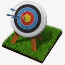 Archery射箭夏季奥运会图标高清图片