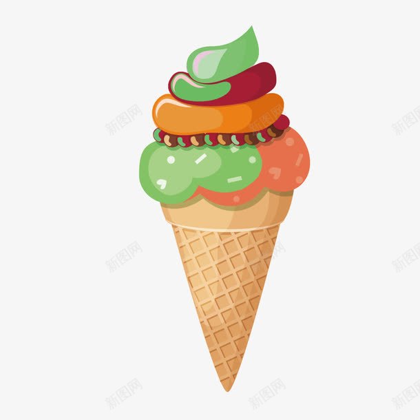 水果奶酪冰淇淋png免抠素材_新图网 https://ixintu.com 矢量冰淇淋 矢量奶酪雪糕 矢量水果冰淇淋 矢量蛋卷雪糕