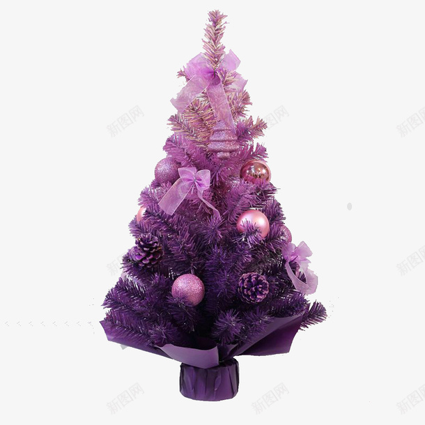 紫色圣诞树png免抠素材_新图网 https://ixintu.com 产品实物 圣诞树 紫色迷你圣诞树 花束圣诞树 迷你圣诞树