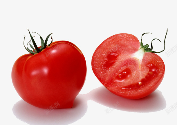 半颗切开西红柿png免抠素材_新图网 https://ixintu.com 切开 水果 番茄 西红柿