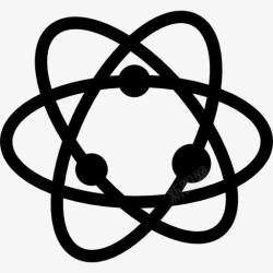 原子科学的图标原子图标高清图片