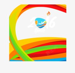 鍜栧暋鍐插墏2016奥运会海报矢量图高清图片