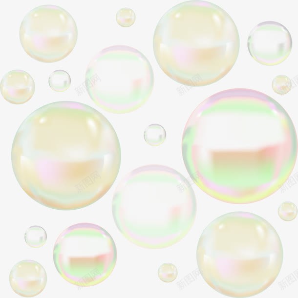 彩色气泡效果元素png免抠素材_新图网 https://ixintu.com 彩色气泡 彩色泡泡 效果元素 气泡 泡泡