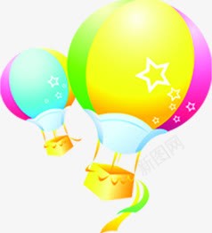彩色卡通可爱五角星热气球png免抠素材_新图网 https://ixintu.com 五角星 卡通 可爱 彩色 热气球