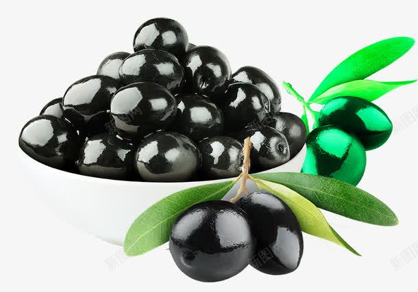富含维生素的油橄榄png免抠素材_新图网 https://ixintu.com 富含维生素的 油橄榄 蔬菜 调味品 黑色