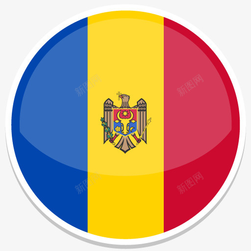 摩尔多瓦平圆世界国旗图标集png免抠素材_新图网 https://ixintu.com moldova 摩尔多瓦
