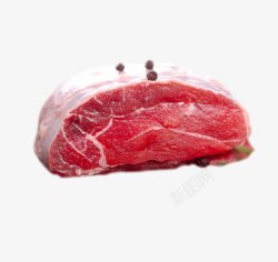 红色猪肉素材