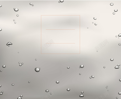 灰色质感水滴海报背景矢量图背景
