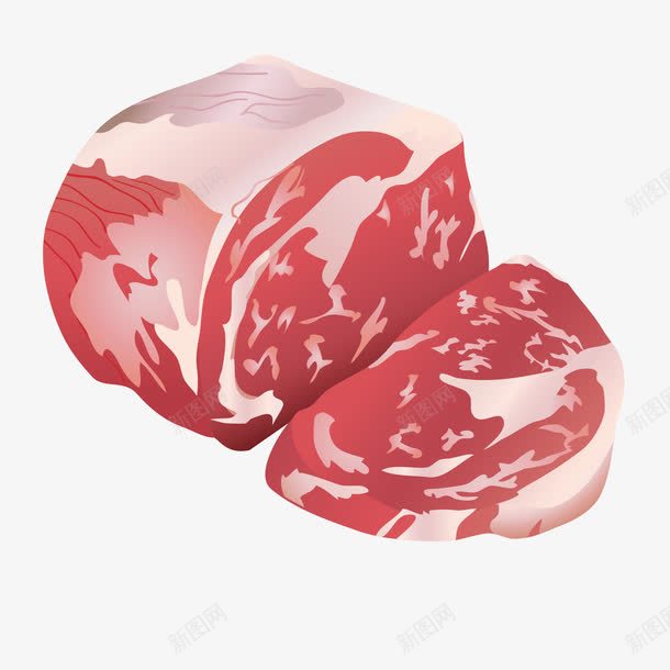 肉png免抠素材_新图网 https://ixintu.com 冷鲜肉 矢量肉类 肉 肉食 鲜肉
