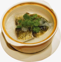 砂锅粉皮鲢鱼头素材