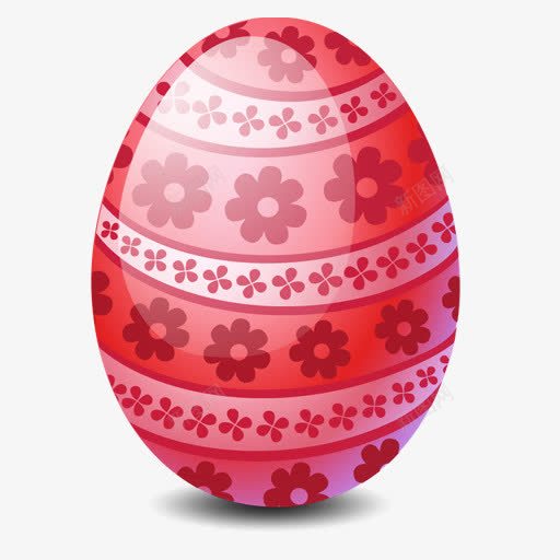 红色的复活节蛋eastereggicons图标png_新图网 https://ixintu.com easter egg red 复活节 红色的 蛋