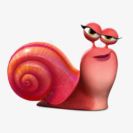 红色卡通蜗牛png免抠素材_新图网 https://ixintu.com 卡通 红色 蜗牛