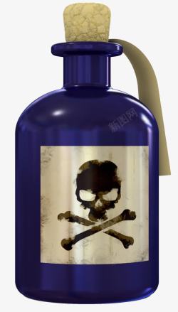 瓶塞瓶子危险有毒化学物质高清图片