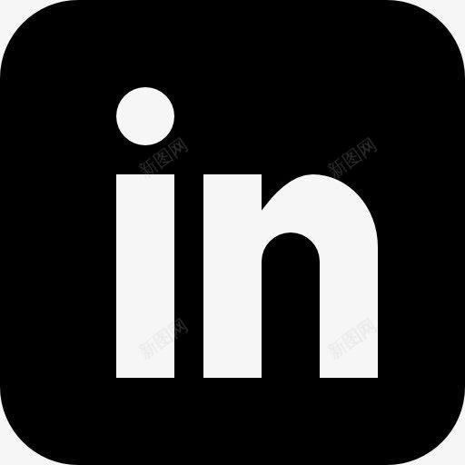 LinkedIn图标png_新图网 https://ixintu.com 标志 标识 社交媒体 社交网络