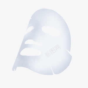 面膜的模板png免抠素材_新图网 https://ixintu.com 保养 白色 皮肤 透明 面膜