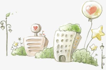 爱心植物创意建筑漫画卡通png免抠素材_新图网 https://ixintu.com 创意 卡通 建筑 植物 漫画 爱心