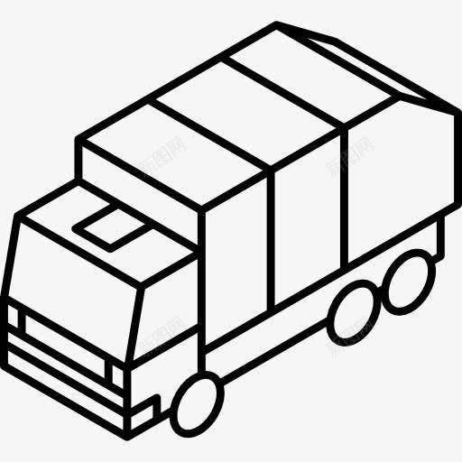 垃圾车图标png_新图网 https://ixintu.com 卡车 垃圾 废物 汽车 运输车辆