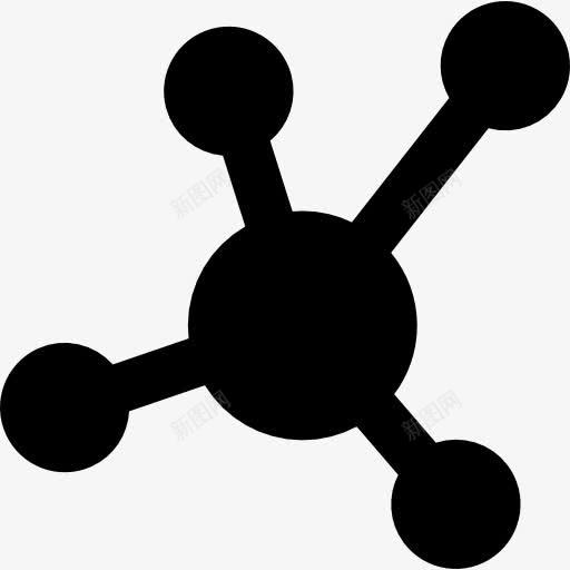 Atomicbond图标png_新图网 https://ixintu.com 化学 化学键 原子 教育 科学