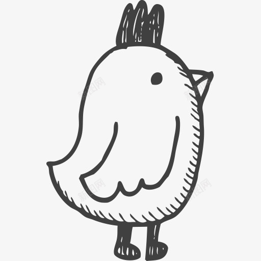 手绘小鸡图标png_新图网 https://ixintu.com png素材 小鸡 手绘 手绘画
