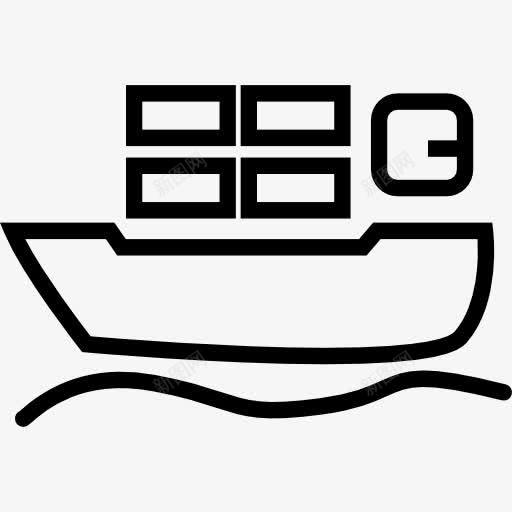 船用容器乘海图标png_新图网 https://ixintu.com 旅游 海 海洋 空运 船舶 运输 运输船 集装箱