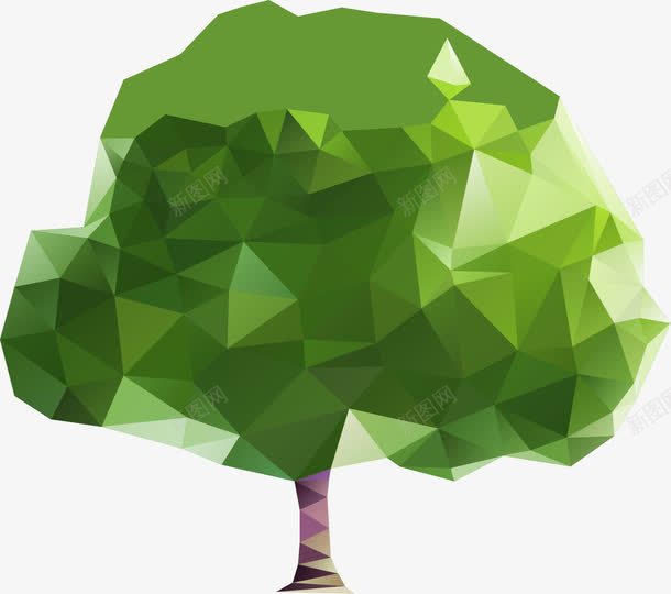 卡通几何树木png免抠素材_新图网 https://ixintu.com 几何树 卡通几何树木 卡通树 卡通树插画 彩色 抽象树 时尚 树木
