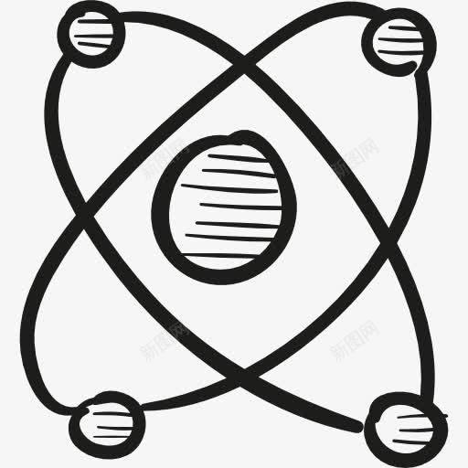 原子符号图标png_新图网 https://ixintu.com atomic 原子核物理 教育 科学