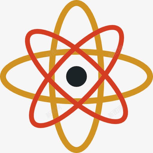 Atomic图标png_新图网 https://ixintu.com 原子 教育 核物理 电子 科学