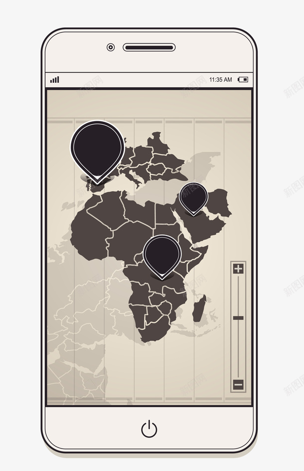 手机地图PPT图形矢量图eps免抠素材_新图网 https://ixintu.com 地图 手机 手机PNG 手机定位 矢量手机 矢量手机地图PPT图形PNG免费下载 矢量图
