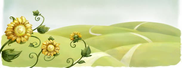 太阳花手插画背景bannerjpg设计背景_新图网 https://ixintu.com banner 太阳花 手插画 背景