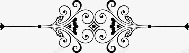 黑色创意花卉纹理对称形状png免抠素材_新图网 https://ixintu.com 创意 对称 形状 纹理 花卉 黑色