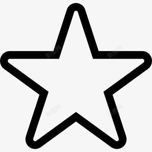 明星图标png_新图网 https://ixintu.com 明星 星星的轮廓剪影 星状 警长 轮廓形状