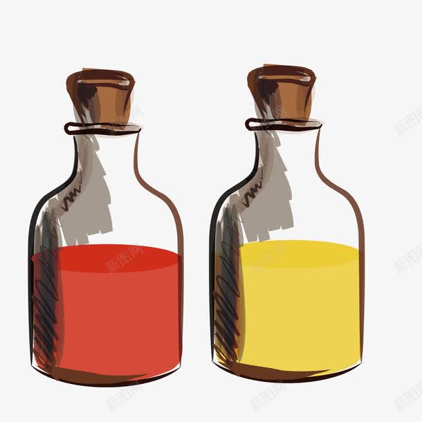调味品png免抠素材_新图网 https://ixintu.com 储存 油瓶 瓶子 装饰