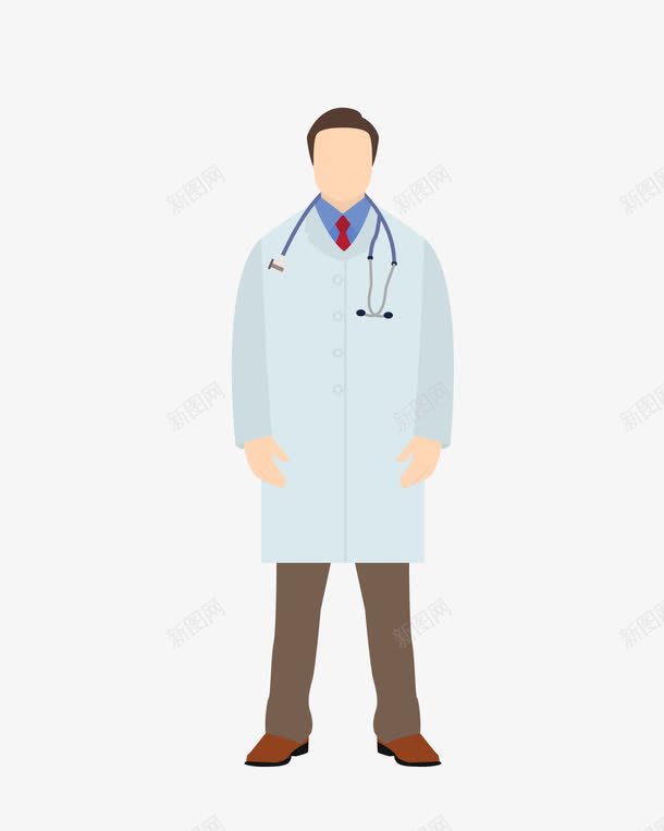医生矢量图eps免抠素材_新图网 https://ixintu.com 人物 医生 扁平化医生 矢量医生素材 矢量图