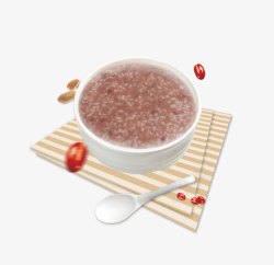 红枣小米粥素材
