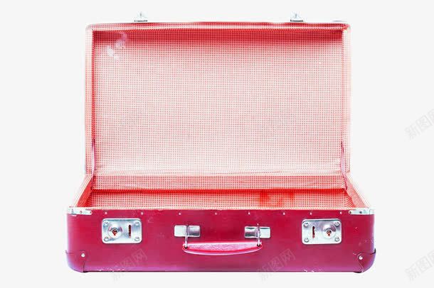 红色简约行李箱装饰图案png免抠素材_新图网 https://ixintu.com 免抠PNG 简约 红色 行李箱 装饰图案