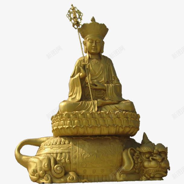 佛雕像png免抠素材_新图网 https://ixintu.com 佛像 佛教人物 神话人物 装饰品 金色