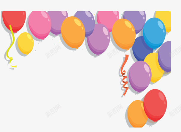 儿童节卡通气球边框矢量图ai免抠素材_新图网 https://ixintu.com 儿童节 儿童节气球 气球 气球边框 矢量png 节日气球 矢量图