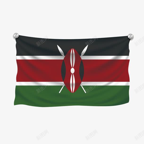 旗标国家肯尼亚png免抠素材_新图网 https://ixintu.com 国家 旗标 肯尼亚