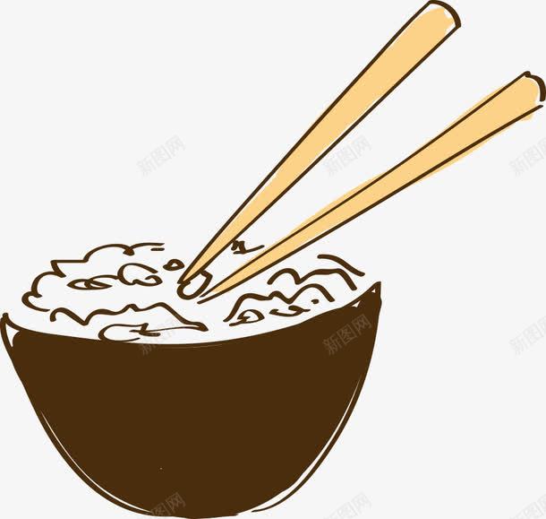 卡通手绘米饭png免抠素材_新图网 https://ixintu.com 卡通米饭 手绘米饭 米饭 粮食 美食 食物