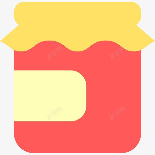 果酱图标png_新图网 https://ixintu.com 早餐 果酱 瓶 食品 食品和餐厅