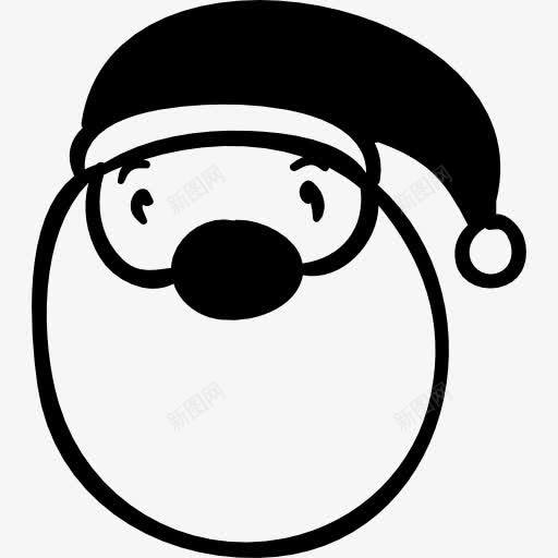 圣诞老人的头图标png_新图网 https://ixintu.com 圣诞老人 头 礼物 脸