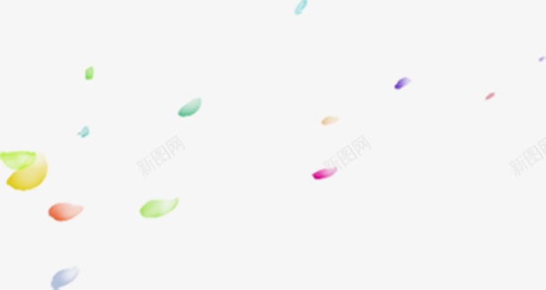 彩色漂浮树叶装饰png免抠素材_新图网 https://ixintu.com 彩色 树叶 漂浮 装饰